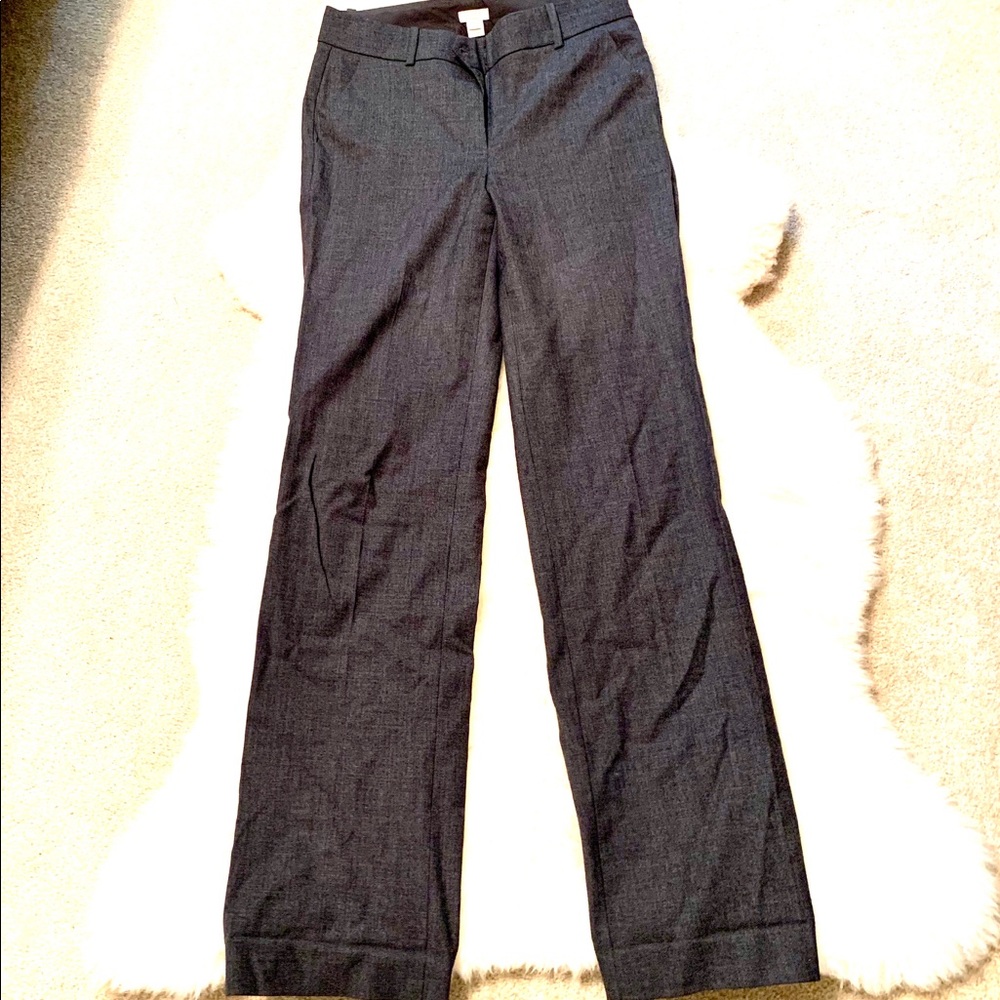 J. Crew Gray wool pants size 0